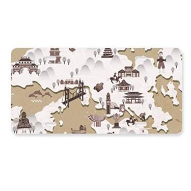 Imagem de DIYthinker Mapa de localização de Hong Kong China placa de licença decoração aço inoxidável automóvel