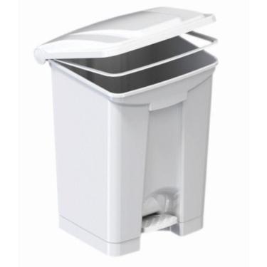 Imagem de Lixeira Com Pedal Polipropileno Branca - 50 Litros