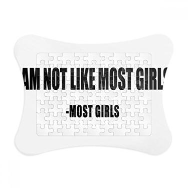 Imagem de Moldura de quebra-cabeça com citação "Joke Most Girls Said" para decoração de quadro