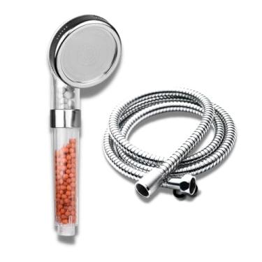 Imagem de Chuveiro Para Lavatório De Salão De Beleza + Mangueira 1,2m 1/2 Polegada Filtragem Com Minerais Cabeleireira