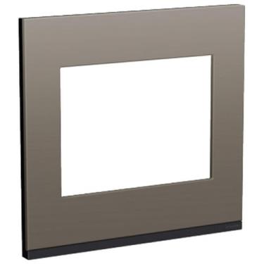 Imagem de Placa+Suporte 4X4 6 Postos Class Gr/Grey Fenix S734203889, Schneider Electric