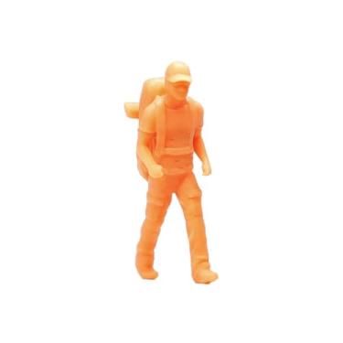 Imagem de rockible 1/64 Figuras Modelo Trens Diorama Arquitetônico Figuras Sem Pintura para Decoração, d