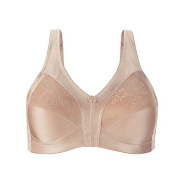 Imagem de Exquisite Form Sutiã feminino de modelagem lateral com renda 5100548, rosa bege, 38C EUA, Tamanho da pulseira = 96 cm, (38) C