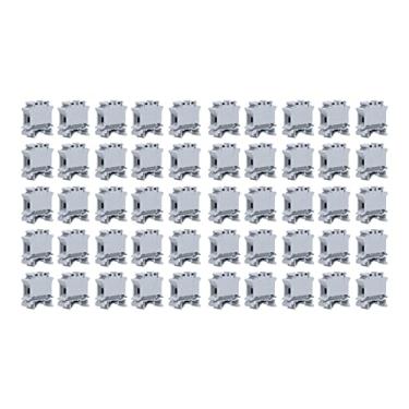 Imagem de Terminal de montagem em trilho DIN, bloco terminal de trilho universal de boa condutividade profissional 25mm² para conexão elétrica para técnicos