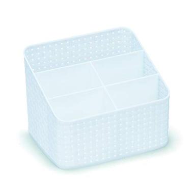 Imagem de Organizador Cesto com Divisórias, 18cm, Branco, Arthi