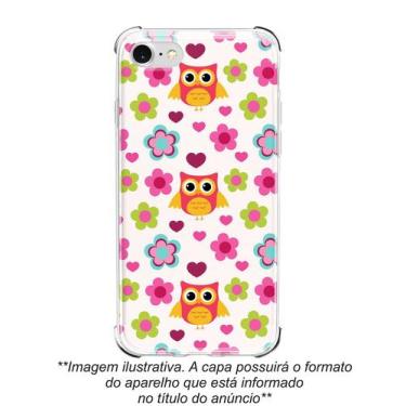 Imagem de Capinha Capa Para Celular Iphone 12 Mini (5.4") - Coruja Corujinha Fem
