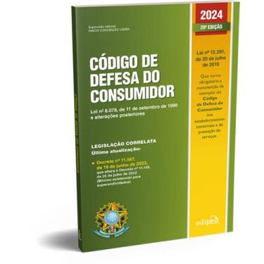 Imagem de Livro - Código De Defesa Do Consumidor 2024 - 39ª Edição Atualizada