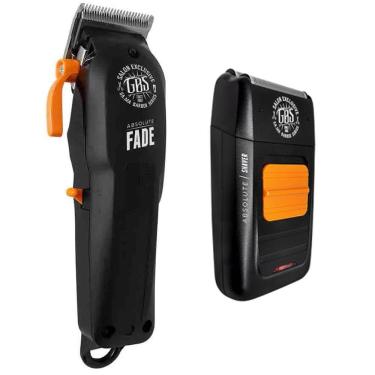 Imagem de Kit Gama Gbs Absolute - Maquina De Corte Fade Cordless + Barbeador Shaver
