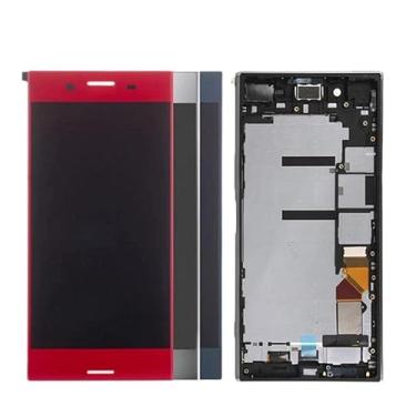 Imagem de SHOWGOOD 14.0 cm LCD para Sony Xperia XZ Premium Display LCD Touch Screen Digitalizador Assembléia com moldura para Sony XZP G8142 G8141 Display LCD (rosa sem moldura)