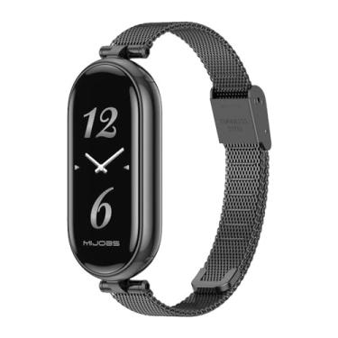 Imagem de MIJOBS Pulseira de substituição respirável para Xiaomi Mi Band 10/9/8 para Mi Fit Band 9 SmartWatch para mulheres e homens