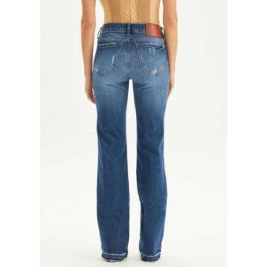 Imagem de Calça Jeans Atena Flare Cintura Alta Lança Perfume-Feminino