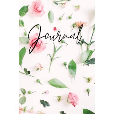 Imagem de Caderno de diário floral, diário, rastreador de hábitos diários, anotações, listas de compras, planejamento, organizador, diário