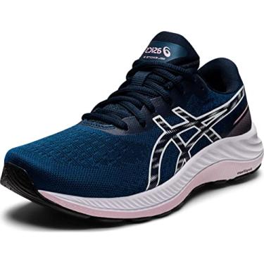 Imagem de ASICS Tênis de corrida feminino Gel-Excite 9, Mako azul/branco, 5