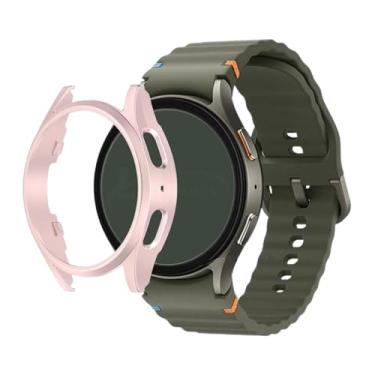 Imagem de Capa Protetora PC Bumper Case LTimports compativel comg Galaxy Watch 7 44mm Sm-L310 Bt e Sm-L315 Lte (LT-Rose-Pink)