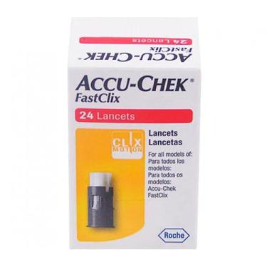 Imagem de Lancetas Accu-Chek Fastclix Com 24 Unidades