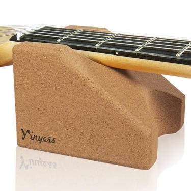 Imagem de Descanso de pescoço de guitarra, suporte de almofada de pescoço de guitarra de cortiça...