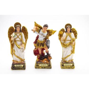 Imagem de Kit Imagem Arcanjos Gabriel Miguel Rafael Importado Art