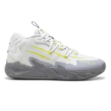Imagem de PUMA Tênis de basquete masculino Mb.03 Hills com cadarço - cinza, Cinza, 10.5