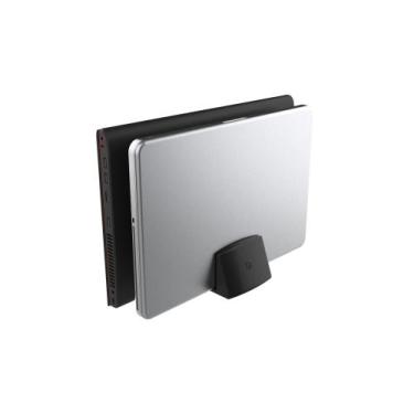 Imagem de Suporte Duplo 2 Notebooks Fechado Laptop Mesa Vertical - PEKO, 3D-394-