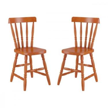 Imagem de Conjunto 2 Cadeiras de Jantar Piratini Mel Viero, Mel