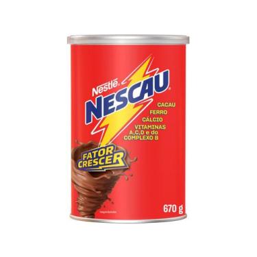 Imagem de Achocolatado em Pó Nescau Fator Crescer - Chocolate Lata 670g, 670g