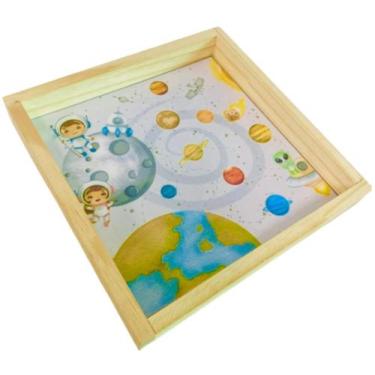 Imagem de Bandeja em Pínus Personalizada Bebê Menino/Menina - Dóia Kids, Bandeja
