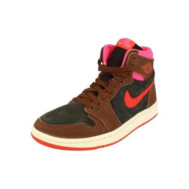 Imagem de Tênis feminino Air Jordan 1 Zoom CMFT 2 (DV1305-206, Cacao Wow/Preto/Hyper Pink/Picante Red), Preto, rosa, vermelho, 40