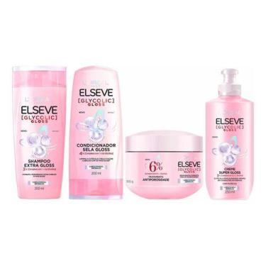 Imagem de Kit Cabelos Extra Brilho - Glycolic Gloss L'oréal Elseve