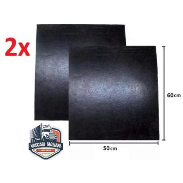 Imagem de Kit 2 Apara Barro Carreta Caminhão Lameiro Liso 50x60 Cm - Marca dispo