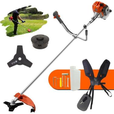 Imagem de Roçadeira Aparador de Grama Máquina de Cortar Grama Á Gasolina Tekna R