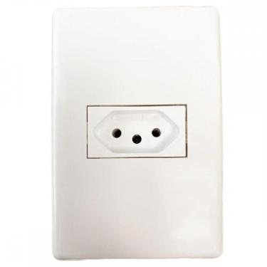 Imagem de Conjunto Steck Linha Stella Com Placa 1 Tomada 2P+T. 20A. - 869261