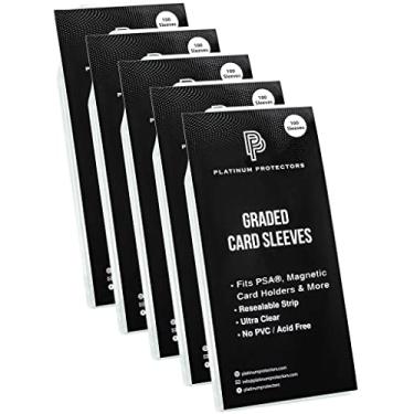Imagem de Platinum Protectors Capas de cartão graduadas resseláveis para placas PSA, CGC e TAG (pacote com 500)