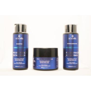 Imagem de Kit cronograma reconstrução capilar - Ammélia Cosméticos