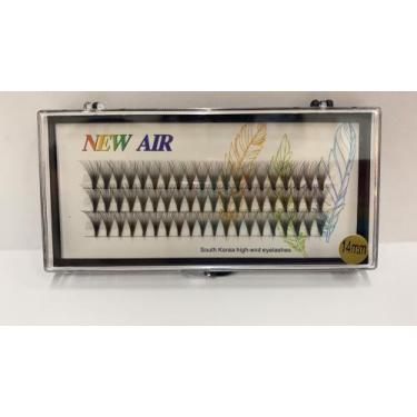 Imagem de Cílios Postiços Tufos 3D Volume Russo 14 mm New Air  - Sem nó