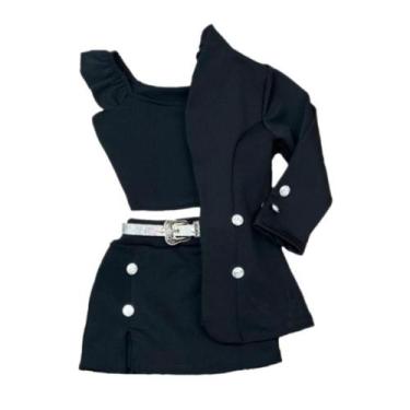 Imagem de Conjunto Feminino Infantil Inverno Blogueirinha Look Inverno - AK FASH