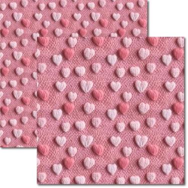 Imagem de Papel para Scrapbook Arte Fácil Bordado Rosa 2 - SC-896
