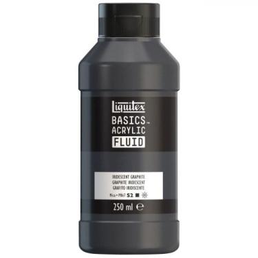 Imagem de Tinta Acrílica Liquitex Basics Fluid 250ml Iridesc Graphite, Fluid