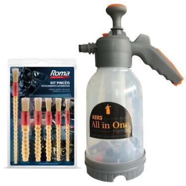 Imagem de Kit pulverizador all in one premium kers pincel detalhamento - MARCA, 
