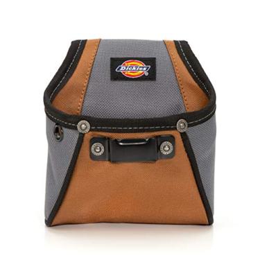 Imagem de Dickies Bolsa de trabalho rígida com clipe de fita métrica, clipe de aço de ajuste universal para cinto de ferramentas, costuras rebitadas feitas para durar