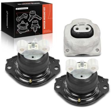 Imagem de A-Premium Kit de montagem e transmissão do motor compatível com Dodge Charger 2011-2022, Challenger 2011-2022 e Chrysler 300 2011-2022, 3.6L 5.7L, conjunto de 3 peças, substituição # 5090140AG, 52124671AE