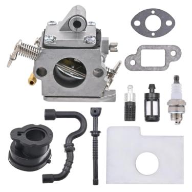 Imagem de Bynor Carburador C1Q-S57B com filtro de ar de vela de ignição para carburador STIHL MS170 MS180 017 018 MS170C MS180C Carb Motosserra substitui 1130-120-0603