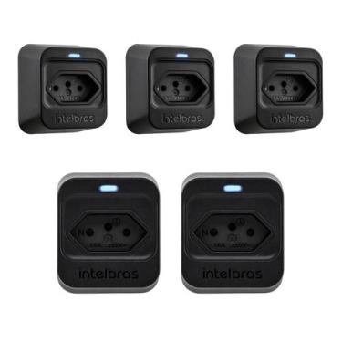 Imagem de Kit 5 Dispositivos Proteção Elétrica Preto Eps 301 Intelbras - Geral