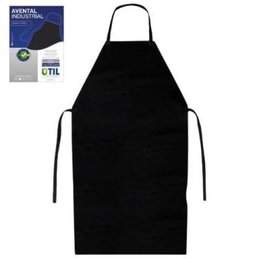 Imagem de Avental Escolar Preto 80cm x 65cm - Útil Utilidade Doméstica