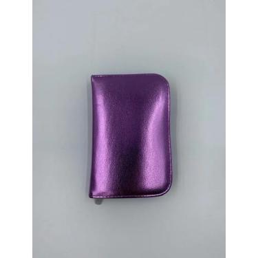 Imagem de Kit 10 Pincéis Maquiagem Estojo Profissional Cabo C/ Glitter - mmmagaz