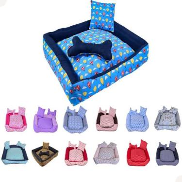 Imagem de Kit Cama Caminha Pet Para Cachorro Lavável  Tamanho GG - Confortpet, B