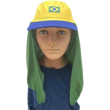 Imagem de Boné Árabe Capuz Para Seleção Brasileira Copa Do Mundo - Mamute, Amare