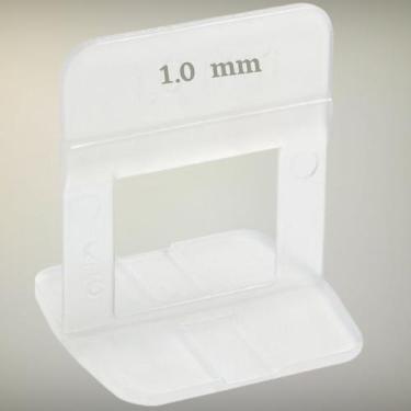 Imagem de Espaçador Nivelador Cortag Kit 500pç + 50 Cunhas, 1,0mm