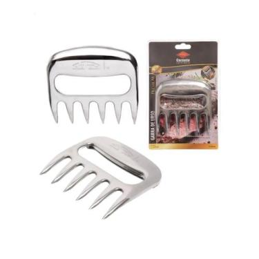 Imagem de Garra De Urso Inox Para Churrasco Garfo Trinchante - Corneta