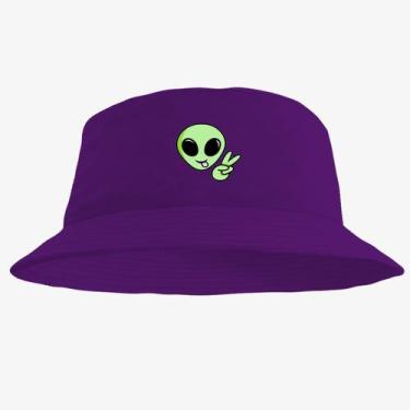 Imagem de Chapéu Bucket Hat Estampado ET Salve - MP Moda Masculina, Único, Roxo