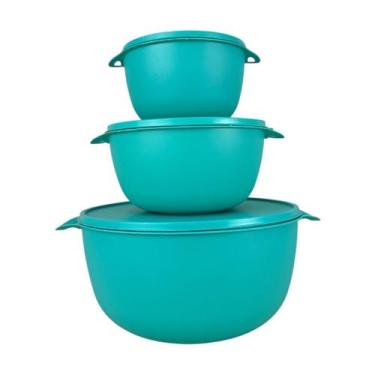 Imagem de Kit 3 Potes Plastico Redondos Bowl Livre Bpa - Casa Bella, Tifanny